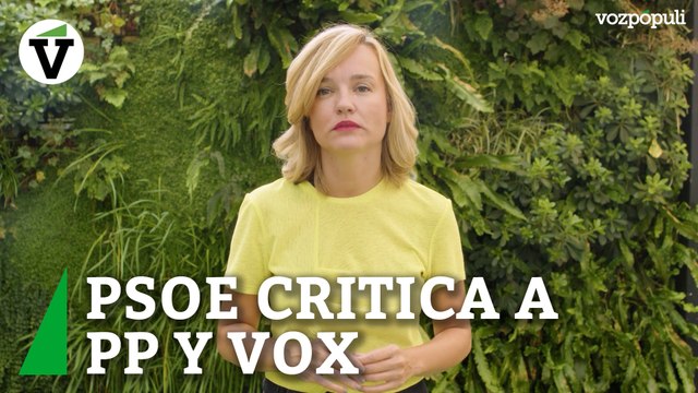 El PSOE critica los pactos del PP con Vox en relación a la violencia de género