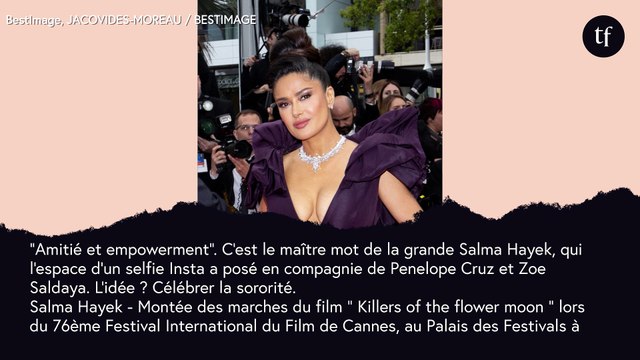 De l'amour ! : sur Instagram, Salma Hayek pose avec Penelope Cruz et célèbre la puissance de la sororité