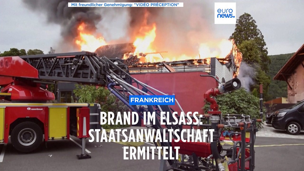 Brand im Elsass: Staatsanwaltschaft untersucht fahrlässige Tötung