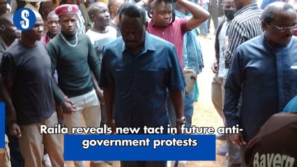 Raila reveals new tact in future anti-government protests-