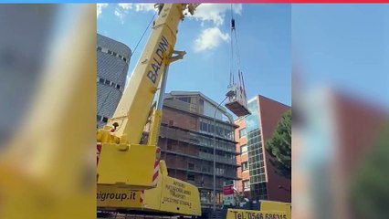 Tac Spectral, l'arrivo del macchinario al Sant'Orsola