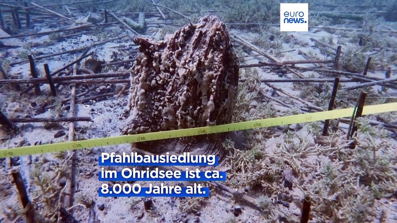 6.000 v. Chr.: Europas älteste Pfahlbauten schlummern am Grund des Ohridsees