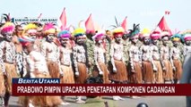 Didampingi Mahfud MD, Menhan Prabowo Pimpin Upacara Penetapan Komcad di Bandung