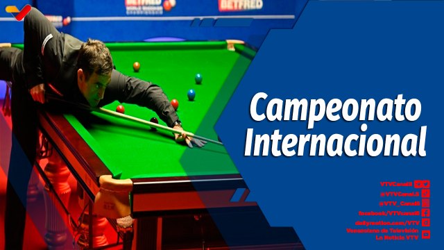Deportes VTV | Campeonato Internacional de Billar 2023 del 20 al 26 de noviembre