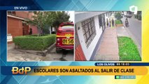 Delincuencia en Los Olivos: asaltan violentamente a escolares cuando salían de clases
