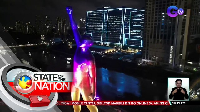 60 metrong taas na art installation, simbolo ng tagumpay ng mga Pilipino sa buong mundo | SONA