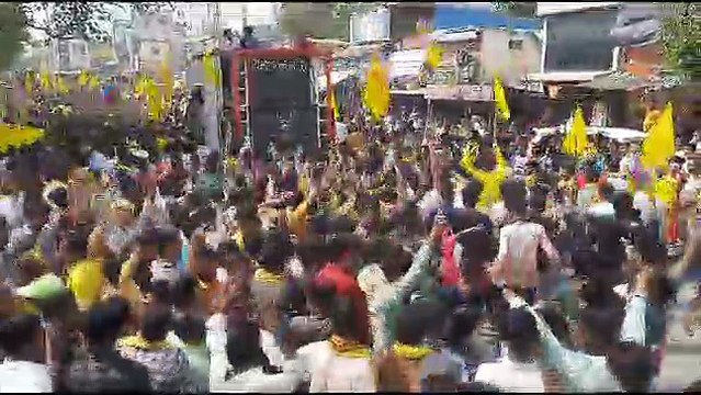 सरदार विष्णु सिंह गोंड प्रतिमा स्थापना दिवस पर जयस का शक्ति प्रदर्शन