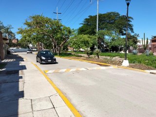 En Gaviotas los vecinos ponen a su antojo topes en la calle