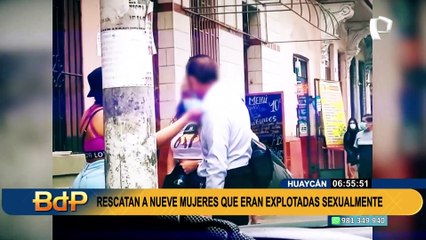 Huaycán: detienen a 6 extranjeros que explotaban sexualmente a mujeres