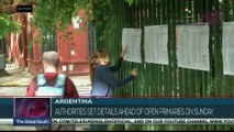 Electoral ban begins in Argentina for next Sunday's primary elections