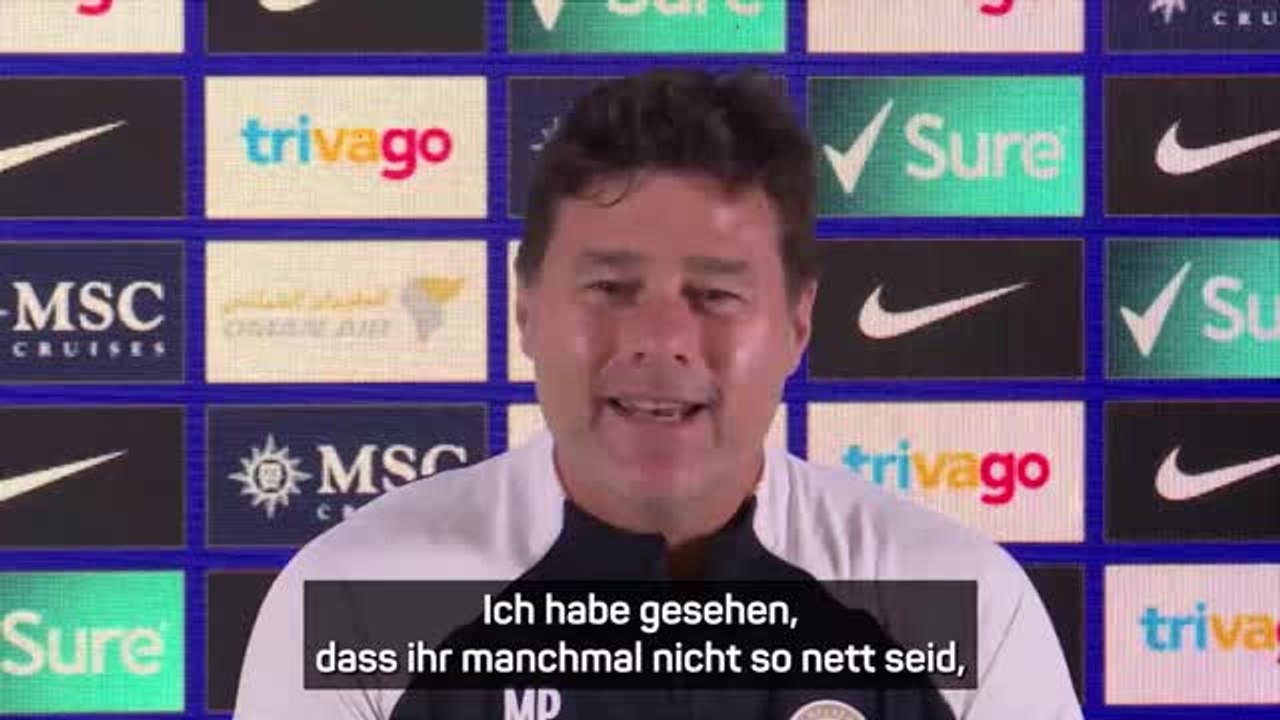 Pochettino zur Presse: "Ich habe euch vermisst"
