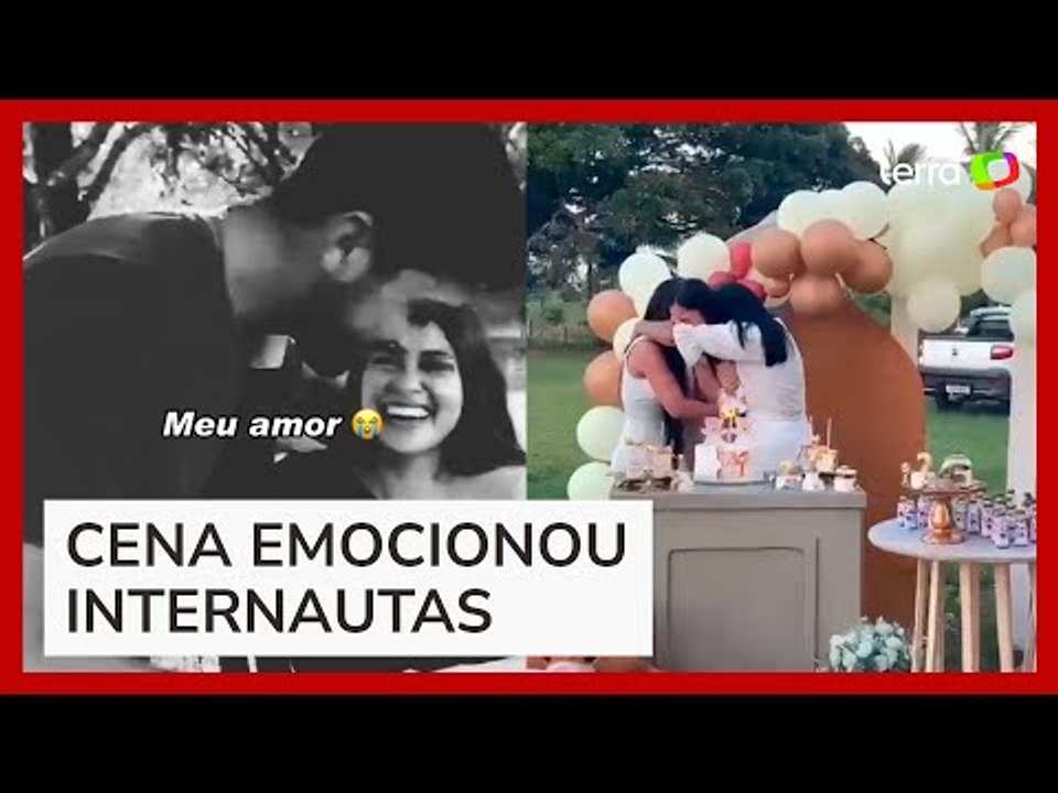 Mulher emociona ao fazer chá revelação mesmo após a morte do marido: 'Sonho dele'