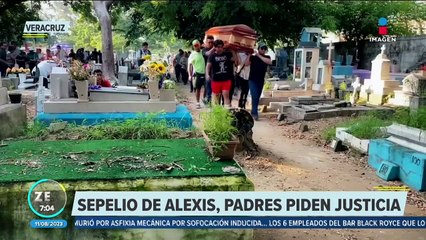 Despiden a Alexis, joven que murió a manos de la policía en Veracruz