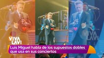 Luis Miguel habla de sus supuestos dobles que usa en los conciertos