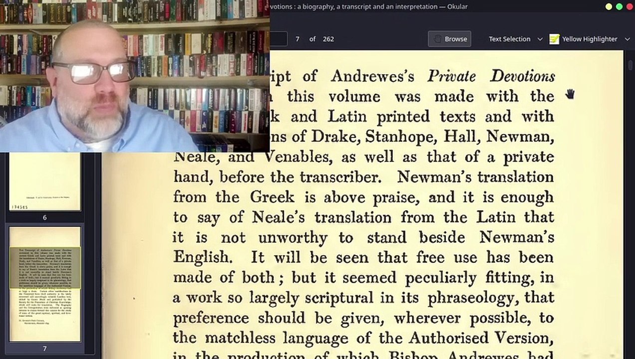 "Lancelot Andrewes and His Private Devotions" by Alexander Whyte D.D. 1896