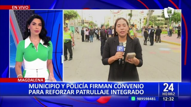 Magdalena: municipio firma convenio con la PNP para lucha contra la inseguridad ciudadana
