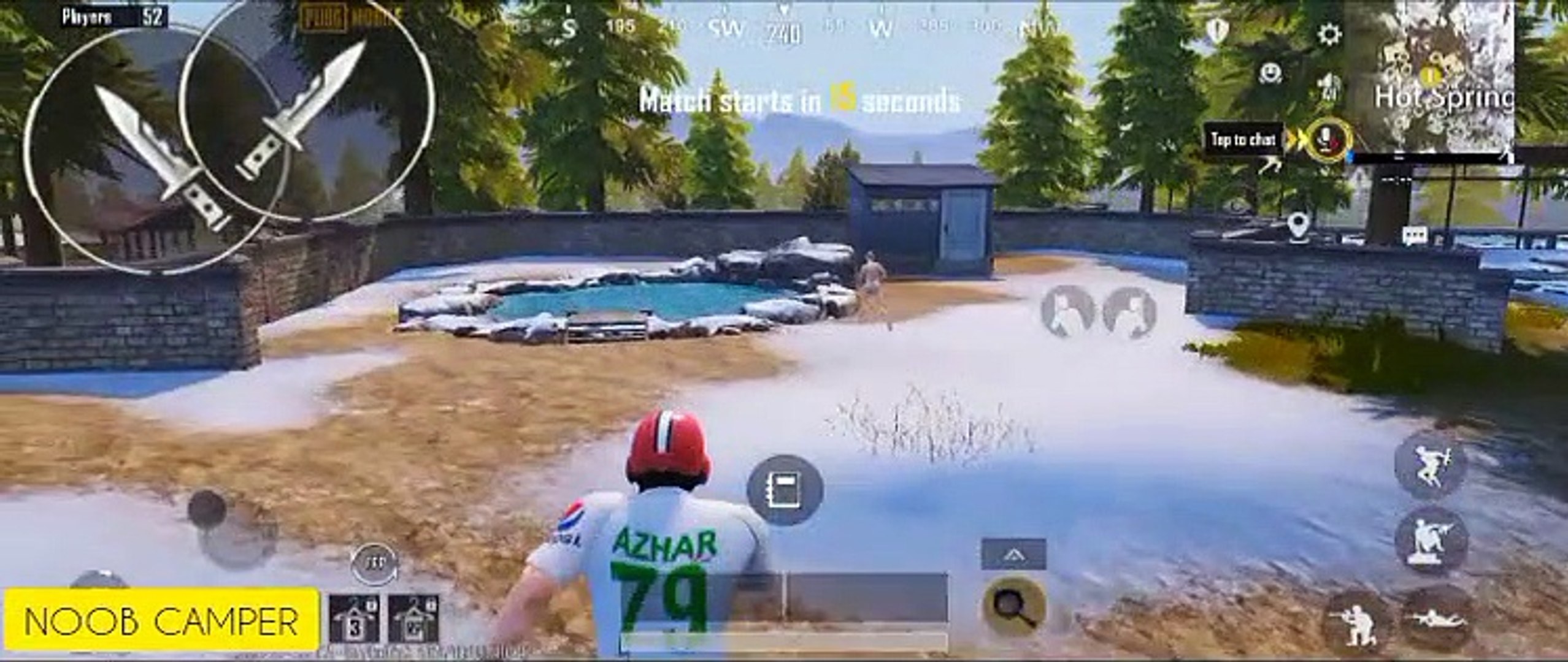 Funny noob pubg camping | Pubg Mobile