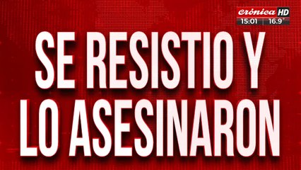 Mataron a un jubilado en el conurbano bonaerense