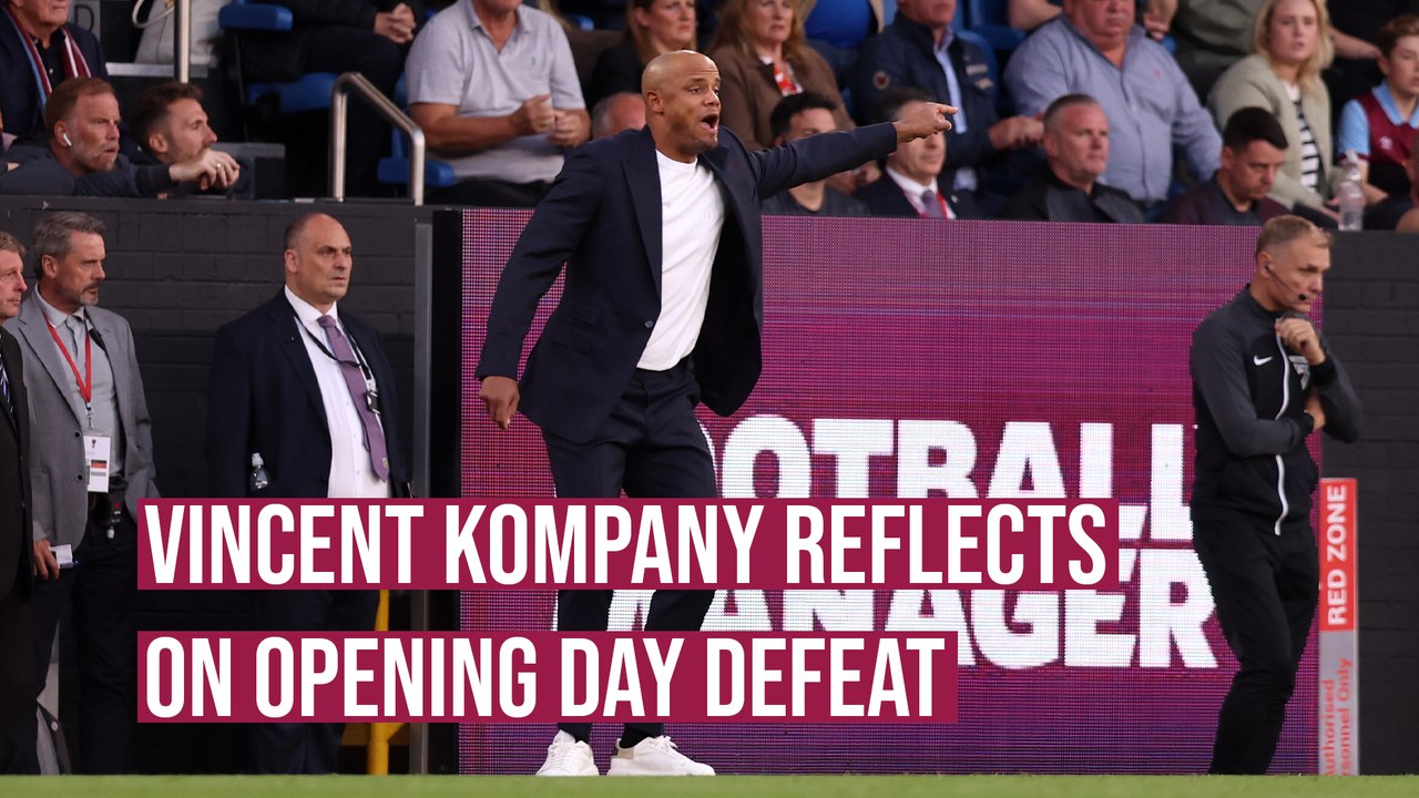 Vincent Kompany looks to positives after opening day defeat to Manchester City