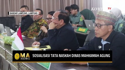 Antisipasi Penyalahgunaan, MA Gelar Sosialisasi Tata Naskah Dinas di Lampung  MA NEWS