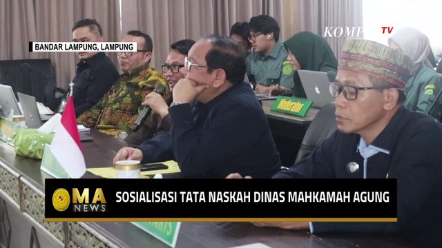 Antisipasi Penyalahgunaan, MA Gelar Sosialisasi Tata Naskah Dinas di Lampung MA NEWS