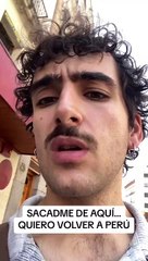 Español confiesa que extraña la comida peruana.