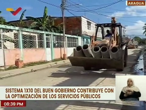 Aragua | Más de 2 mil familias son favorecidas con la sustitución de tuberías de aguas servidas