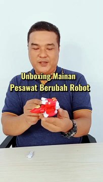 Mainan pesawat robot - mainan robot mini w - mainan pesawat anak #mainananak
