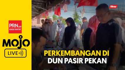 Tinjauan di pusat pembuangan undi DUN Pasir Pekan