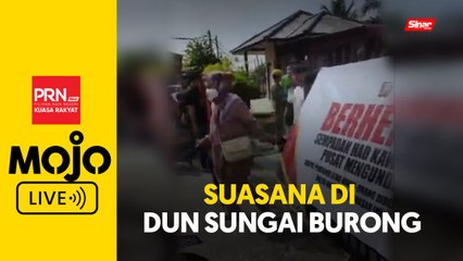 Perkembangan pusat membuang undi DUN Sungai Burong