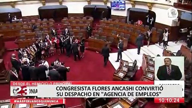 Jorge Flores Ancachi: congresista es acusado de convertir su despacho en 'agencia de empleos'
