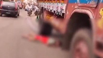 ఎన్టీఆర్ జిల్లా: దంపతులను ఢీకొన్న లారీ.. భార్య దుర్మరణం.. భర్తకి గాయాలు