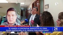 Jorge Flores Ancachi: congresista es acusado de convertir su despacho en 'agencia de empleos'