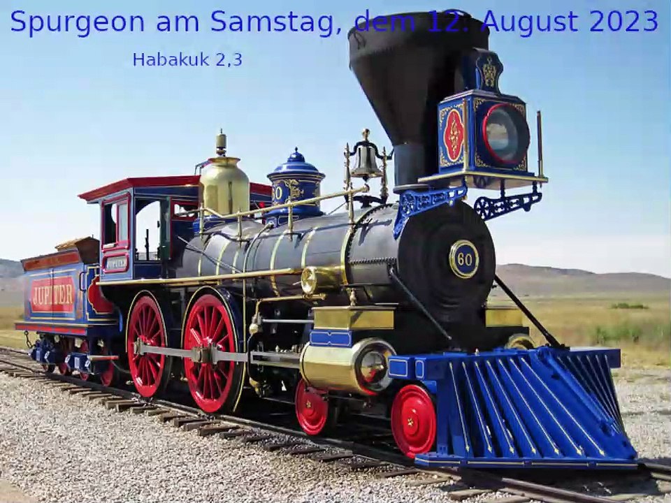 Spurgeon am Samstag, dem 12. August 2023
