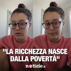Totta: "La ricchezza nasce dalla povertà"