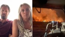 Newlyweds married in Hawaii detail ‘heartbreaking’ escape from Maui wildfires