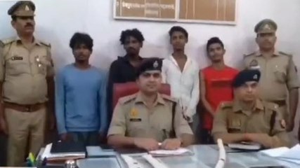 गोरखपुर: पुजारी को पीटने वाले चार आरोपियों को पुलिस ने पकड़ा, भेजा जेल