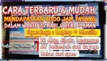 4000 Jam Tayang Dalam Sebulan  100% Work 2023