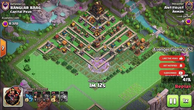 He Stolen My Position Clan Capital | Clash of Clans | Clan Capital | Avenger Gaming 52