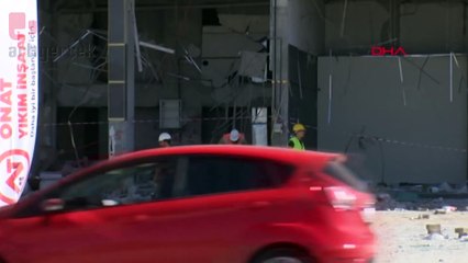 Malatya'da 280 kilo dinamit ile bina yıkımı