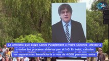 La amnistía que pide Puigdemont libraría de la cárcel a un acusado de agredir a un policía con adoquines