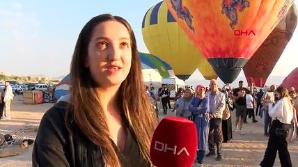 Kapadokya semaları figürlü balonlarla renklendi