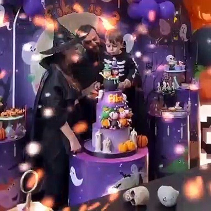 Hazal_kaya_son_fiko_birthday____Hazal_kaya_celebrating_her_son_fiko_birthday___Turkish_Actress_hazal kaya