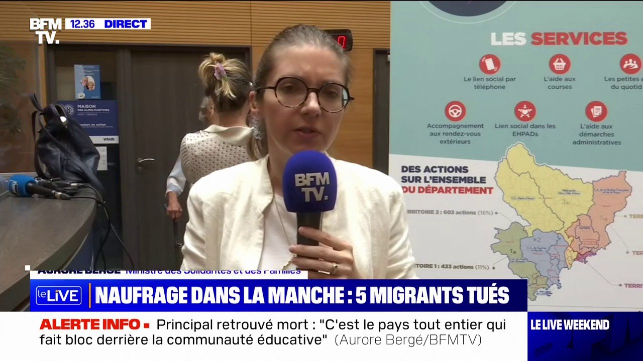 Aurore Bergé, ministre des Solidarités sur le naufrage de migrants dans la Manche: "La France est engagée pour qu'on puisse sauver ces personnes"