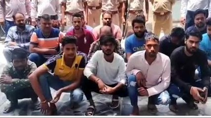उदयपुर: अपराधियों के खिलाफ पुलिस की बड़ी कार्रवाई, 18 आरोपियों को किया गिरफ्तार