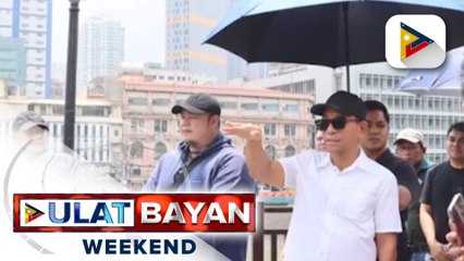 Inspeksyon para sa rehabilitasyon ng mga pampang sa paligid ng Pasig River, sinimulan na