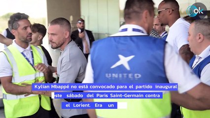 El PSG deja a Mbappé fuera de la primera convocatoria de la temporada