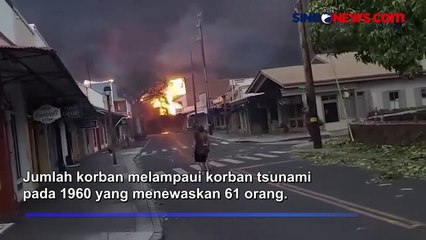 Ngeri! Korban Tewas Kebakaran Pulau Maui Hawaii Bertambah jadi 80 Orang