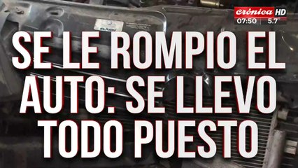 Impresionante choque en cadena en avenida Directorio