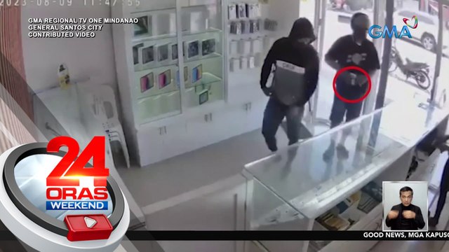 Mahigit P1-M halaga ng mga cellphone, tinangay ng 2 holdaper | 24 Oras Weekend
